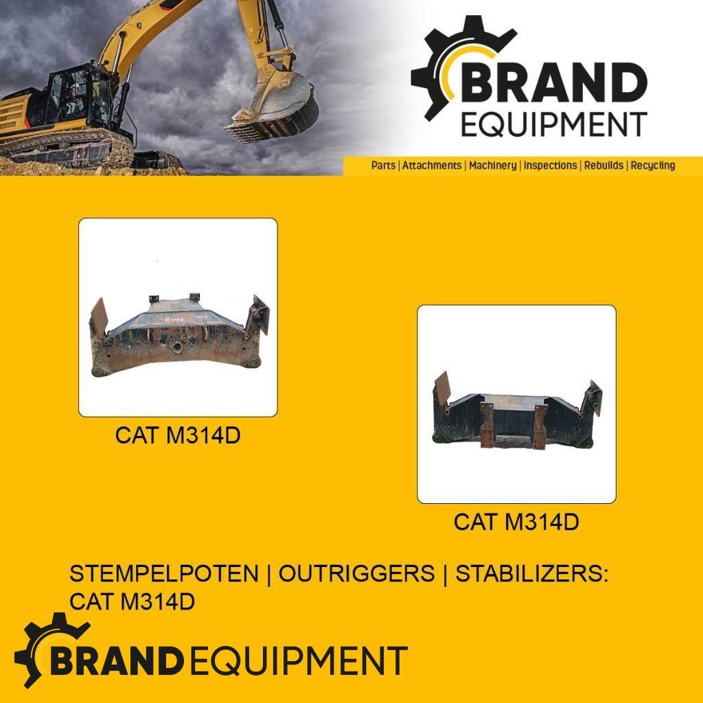 CAT M314D Outriggers, Wheeled Excavators, Construction Equipment