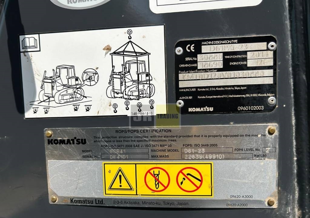 Komatsu D 61 PXI-23 (Topcon intelligent system)
