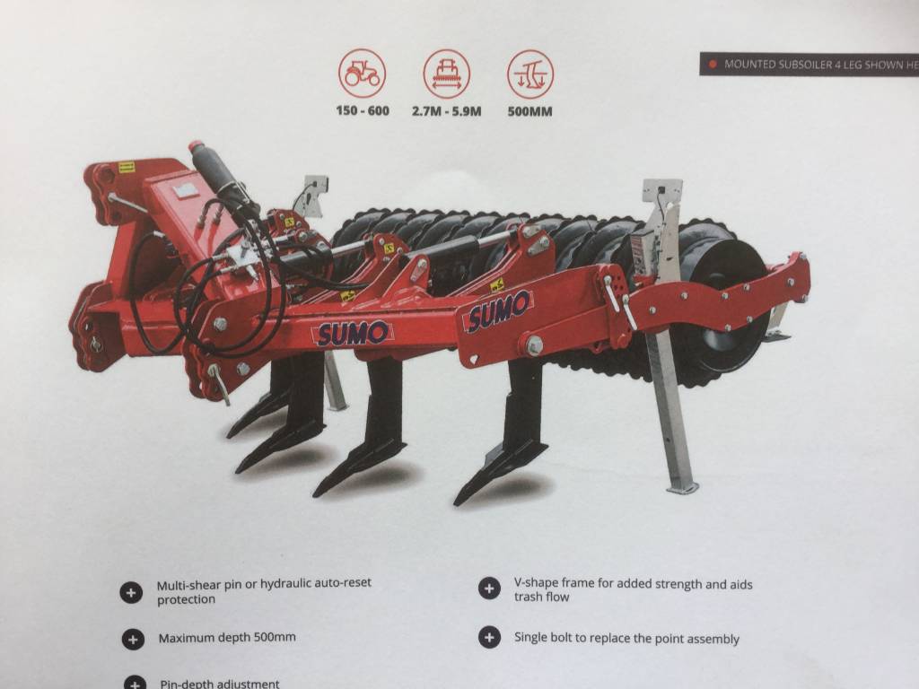Sumo SUBSOILER, Other tillage machines and accessories, Agriculture