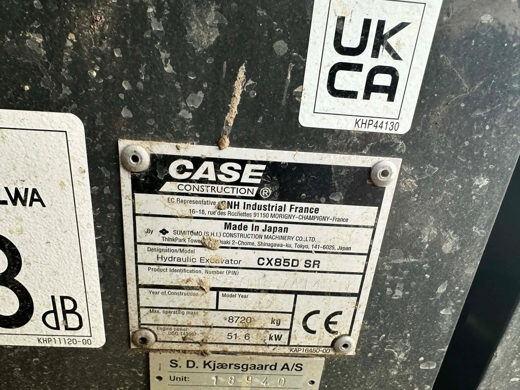 CASE CX 85 D SR