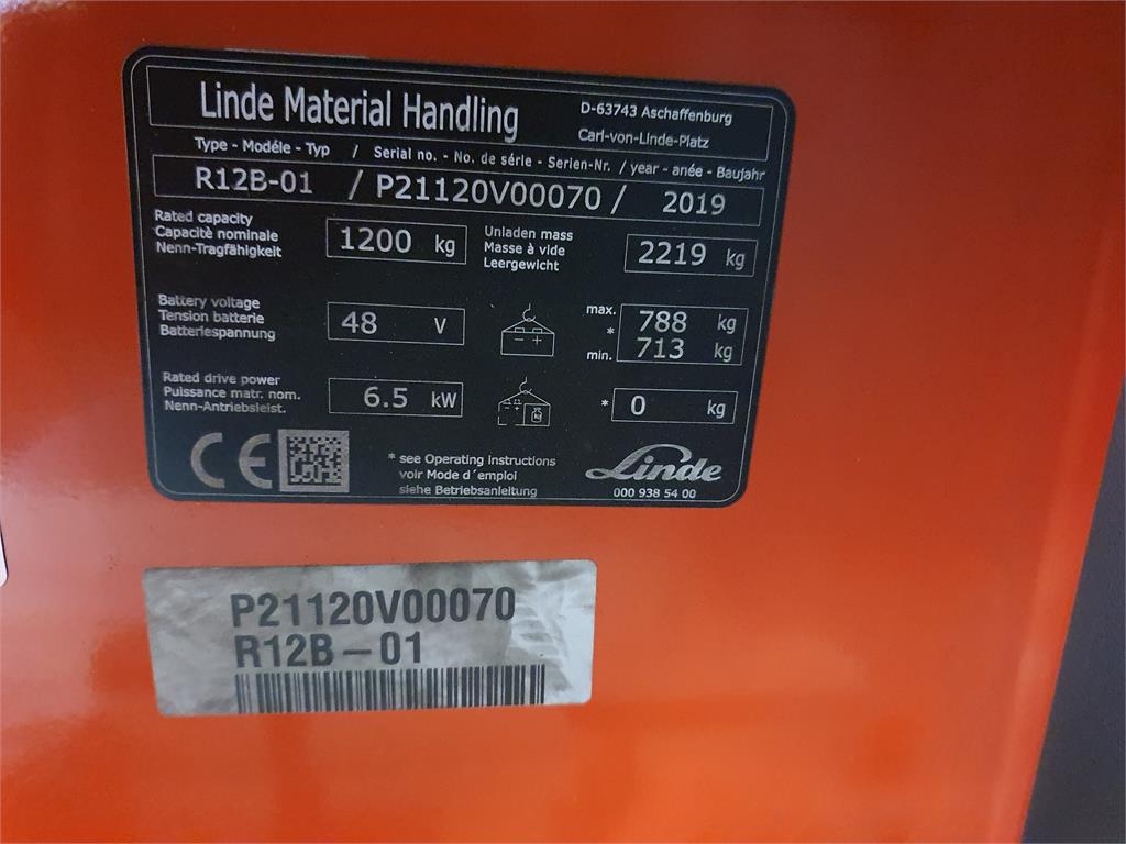 Linde R12b Linde R12B - Schubmaststapler - Flurförderzeuge - Beutlhauser