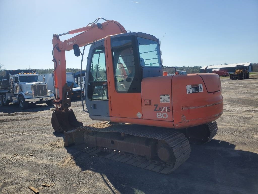しょうきち Hitachi ZX 80 SB excavator specs & dimensions (2004 - 2007