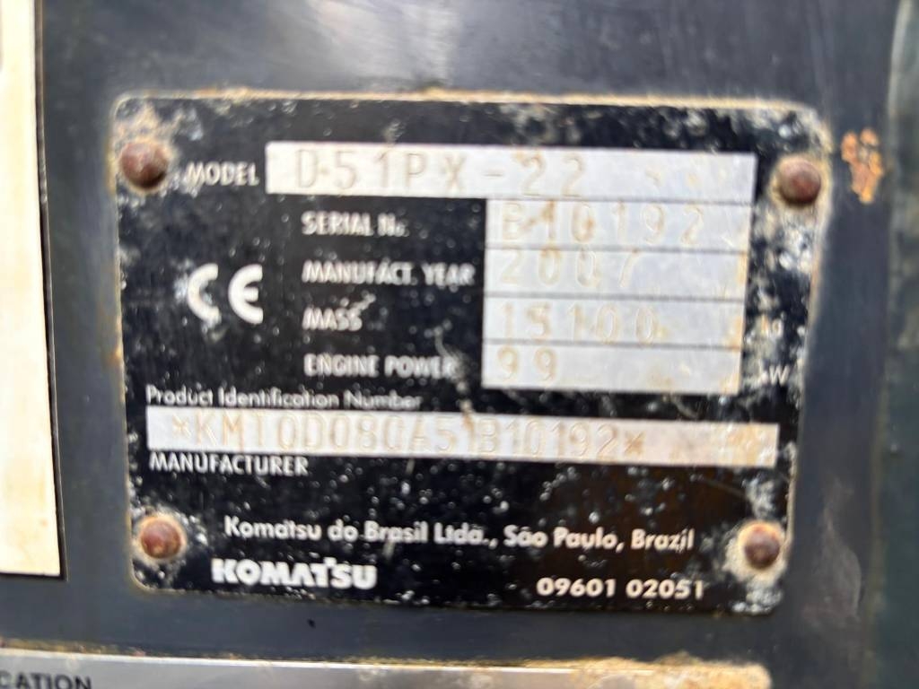 2007 Komatsu D 51 PX-22-49102764