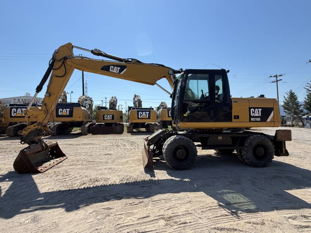 Λαστιχοφόρος Εκσκαφέας CAT M 316 D wheelexcavators