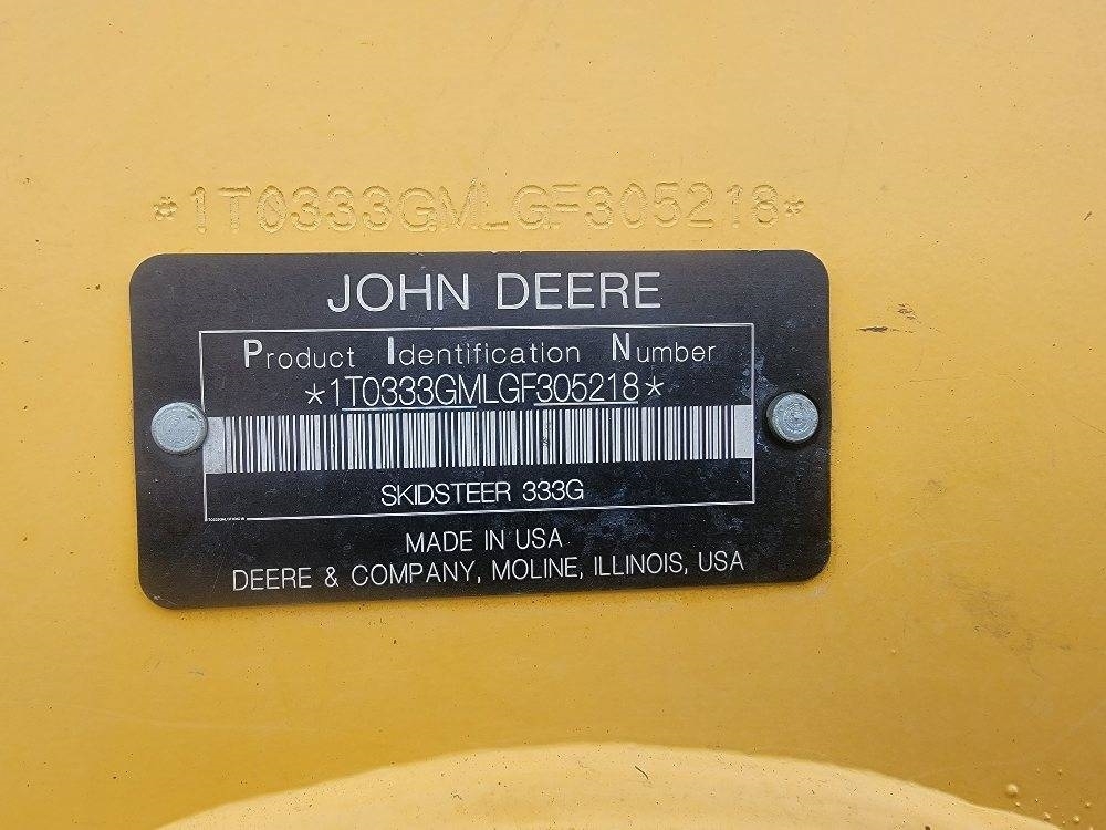 John Deere 333 G