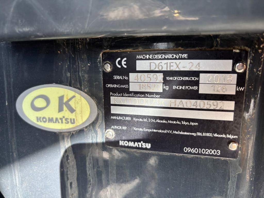 Komatsu D 61 EX-24 (GPS Prepared)