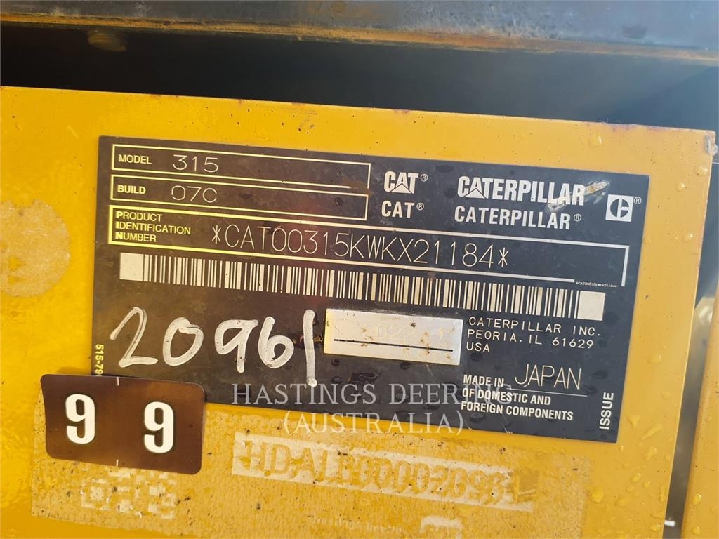 CAT 315-07 image 6