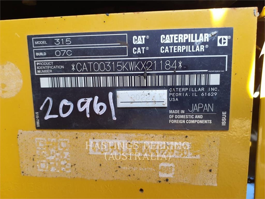 CAT 315-07 image 6
