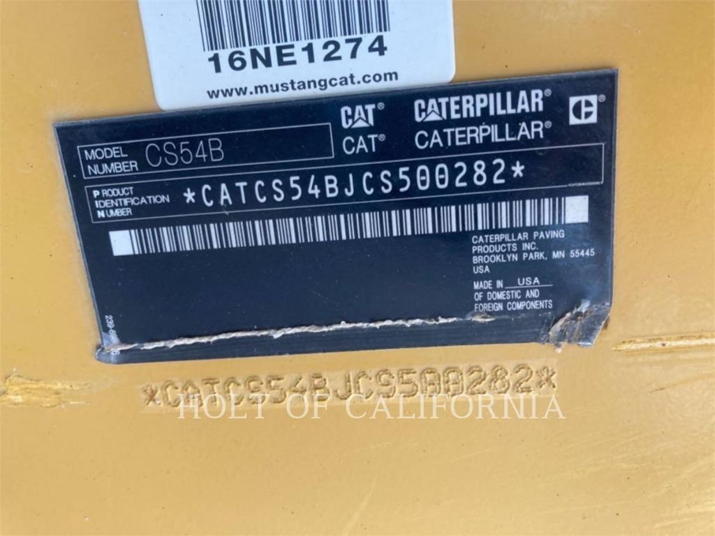 2016 CAT CS54 For Sale - 105,000 USD | Cat Used