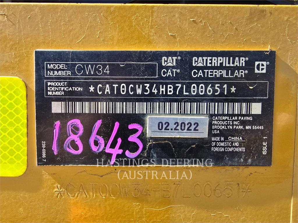 CAT CW34LRC image 6