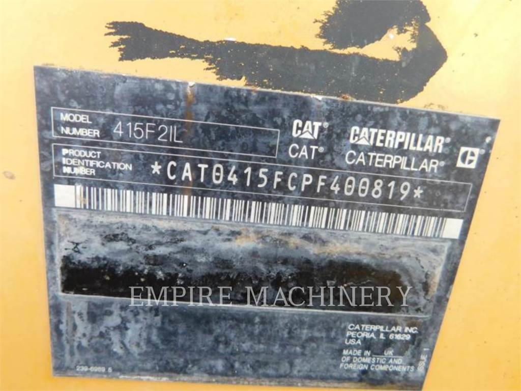 2018 Caterpillar 415F2 IL For Sale 57 500 USD Cat Used 2018-caterpillar-415f2-il-for-sale-57-500-usd-cat-used