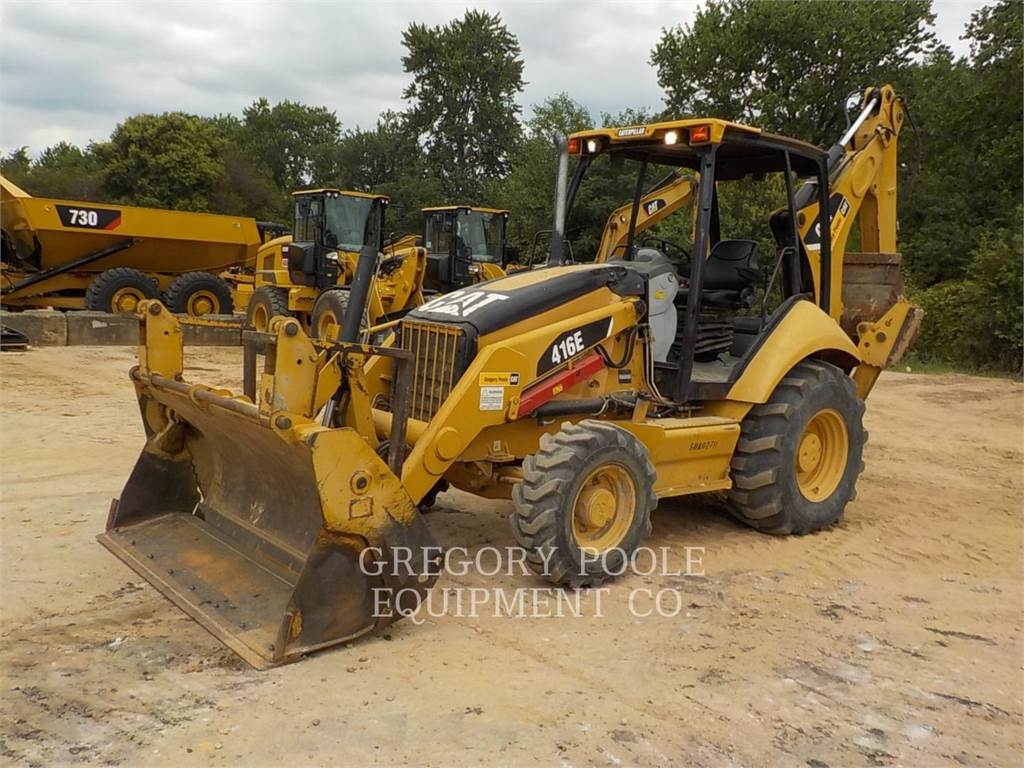 Caterpillar 416E backhoe loader Construction CATERPILLAR WORLDWIDE