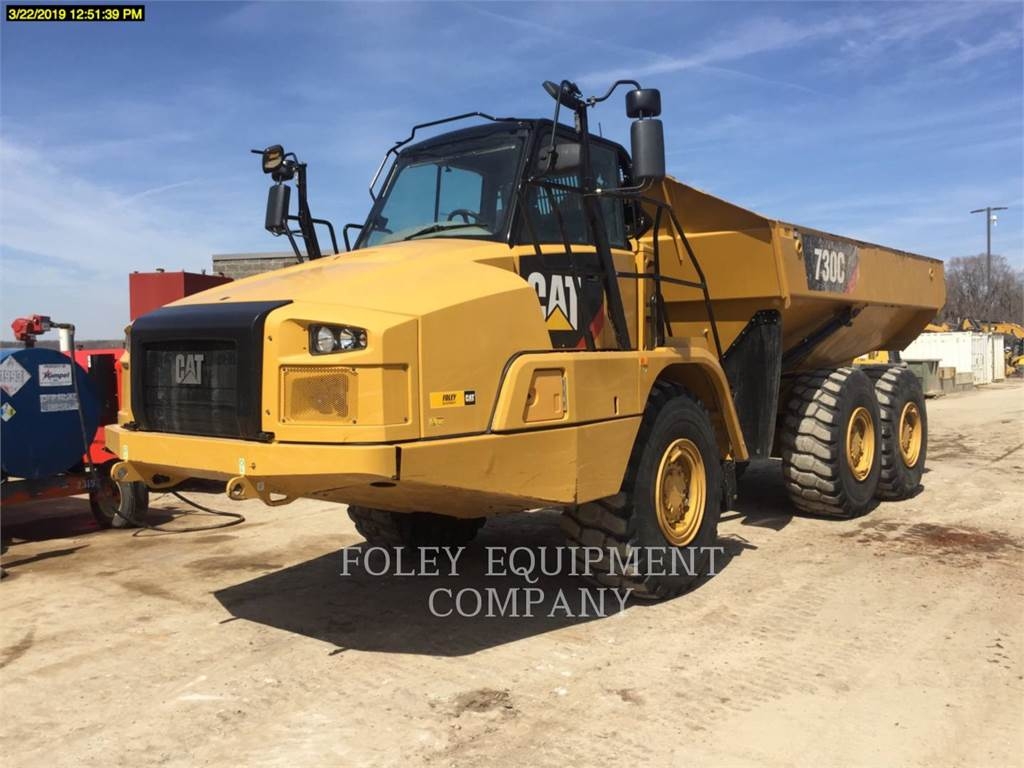 Caterpillar 730C Articulated Dump Trucks (ADTs) Construction