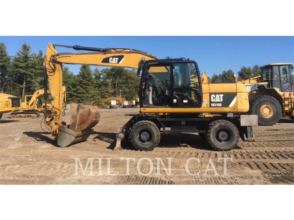 Caterpillar M316D wheel excavator Construction CATERPILLAR WORLDWIDE