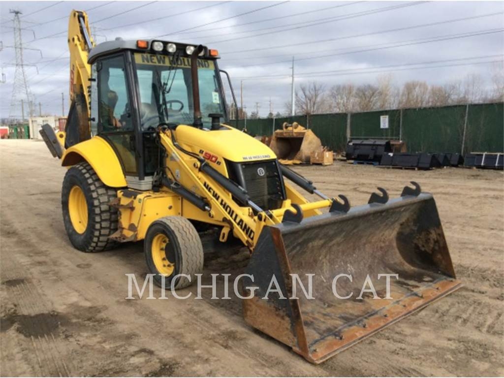 New Holland B90B backhoe loader Construction CATERPILLAR WORLDWIDE