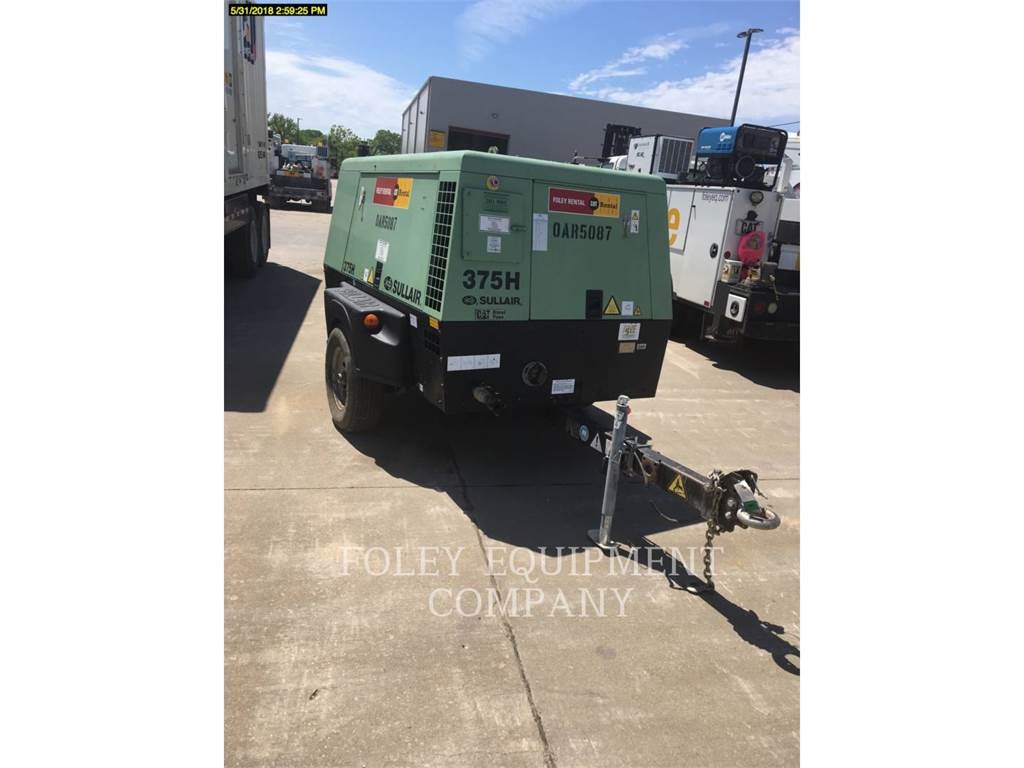 Sullair 375HDPQ Compressed Air Construction CATERPILLAR WORLDWIDE