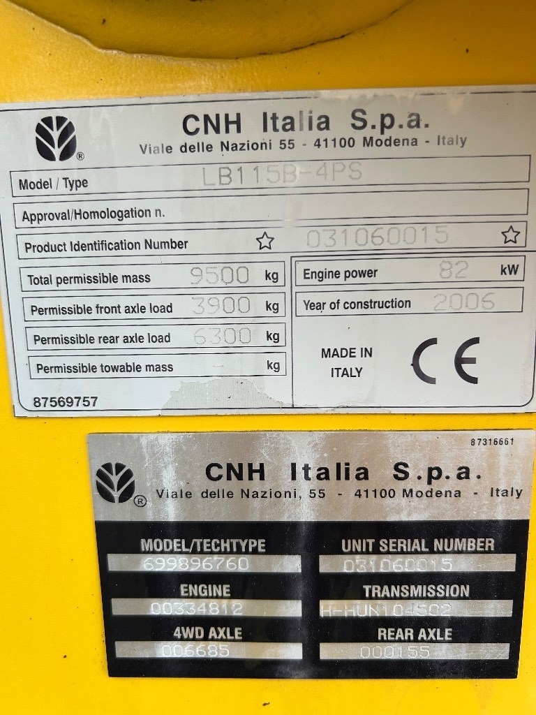 New Holland LB 115 B-4 PS