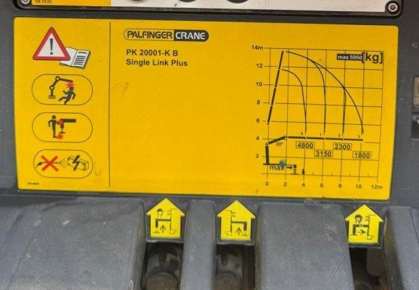 Mercedes-Benz Antos 2535 +Palfinger PK 20001-K