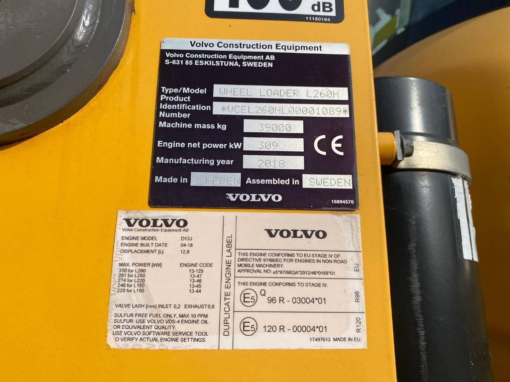 Volvo L 260 H (CDC + BSS)