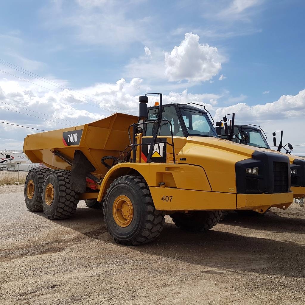 Caterpillar 740B Articulated Dump Trucks (ADTs) Construction
