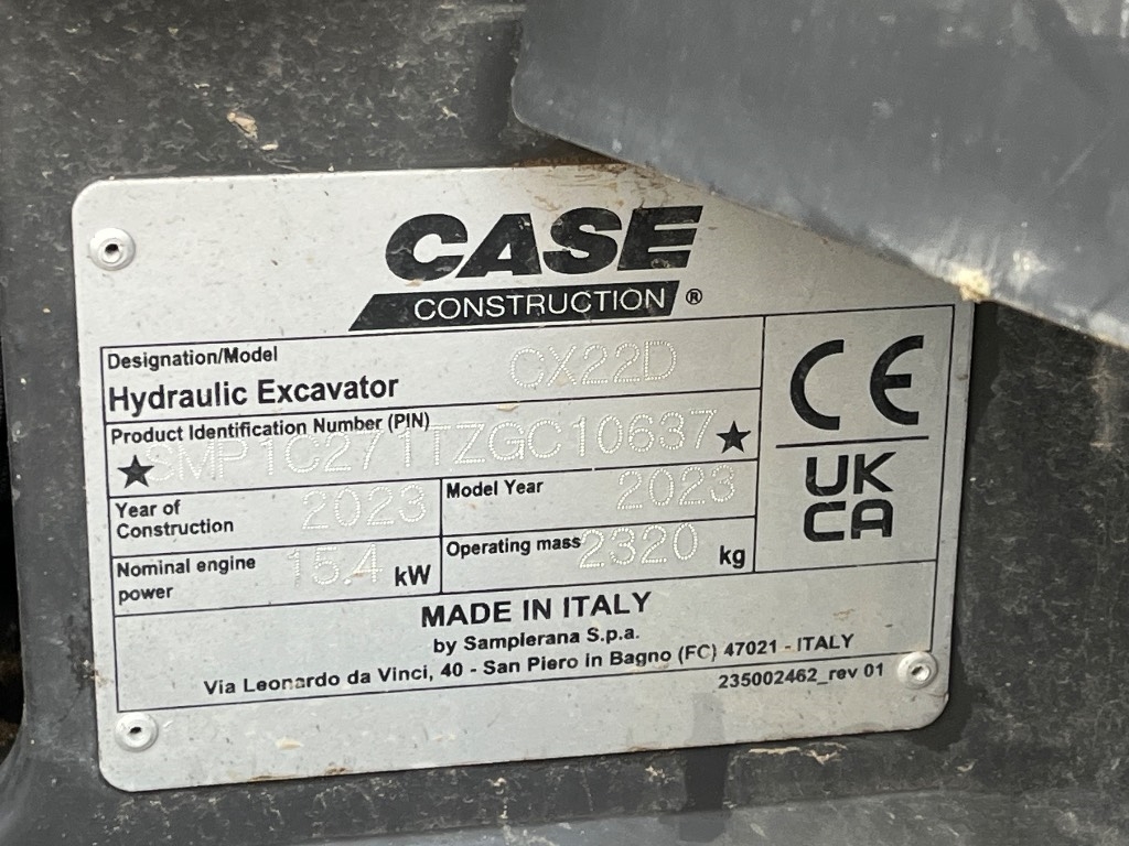 CASE CX 22 D