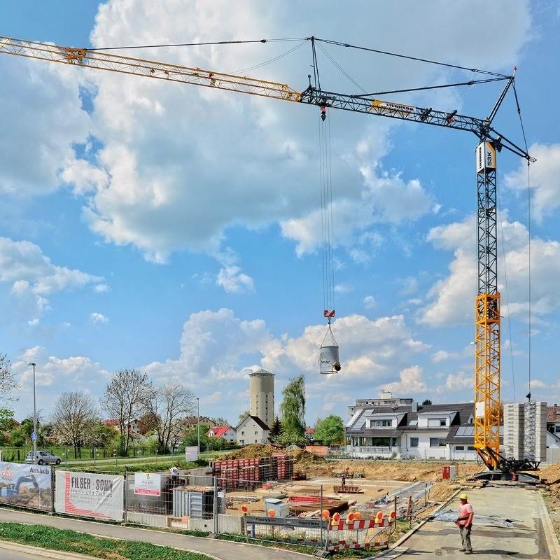 Liebherr 53 K, Turmdrehkrane, Baumaschinen
