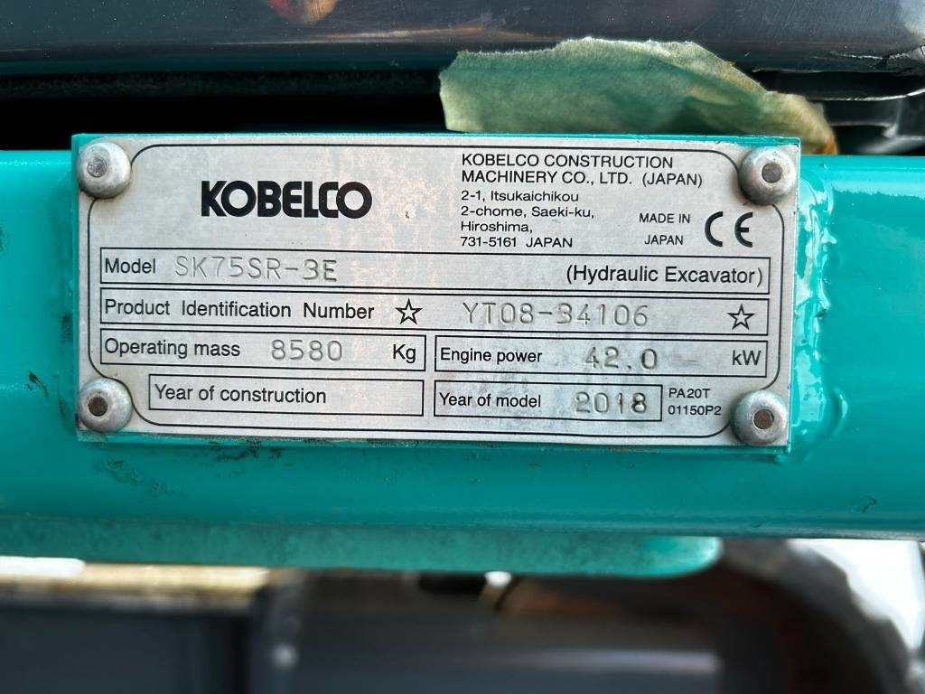 kobelco-sk-75-sr-3e-myyty-sold,a33e32c9