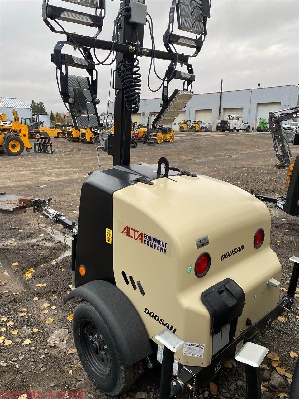 Doosan LCV6 sn 4FVLSBAA8KU494715 Light Towers Construction