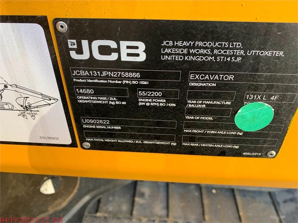 jcb-131x-lc-sn-2758866-crawler-excavators-construction-equipment