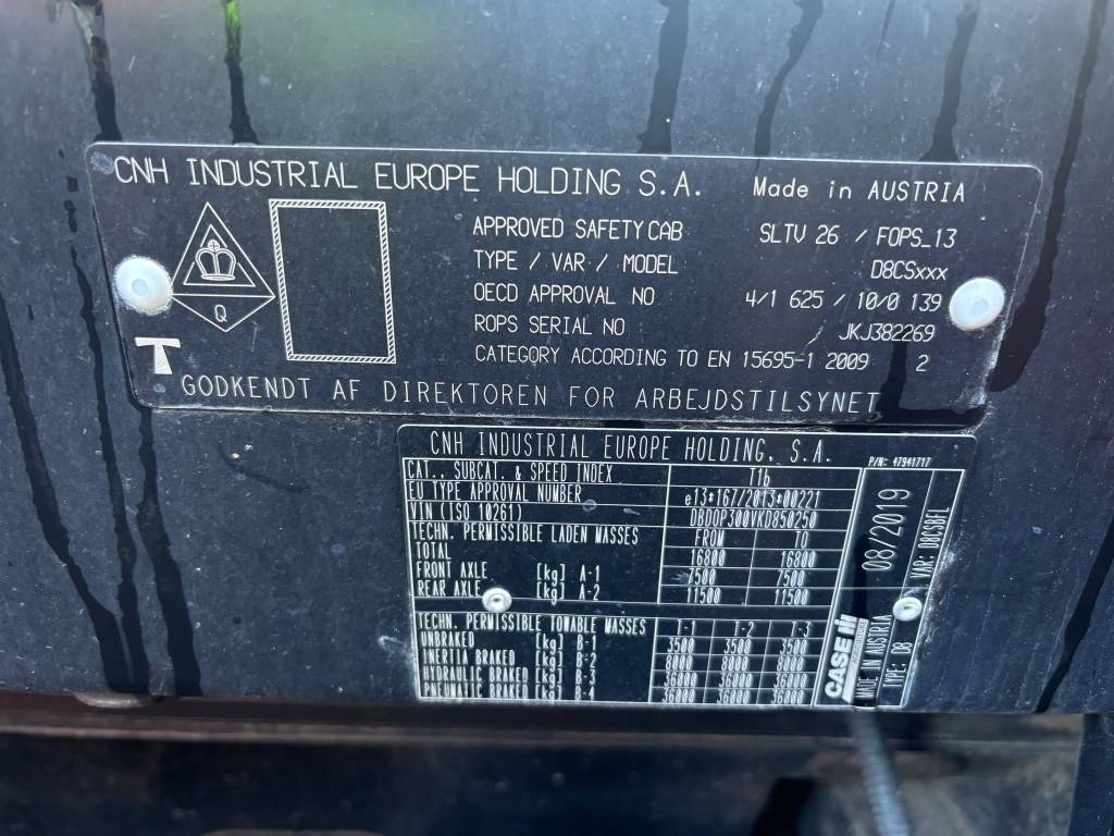 2020 Case IH OPTUM 300 CVX-47301230