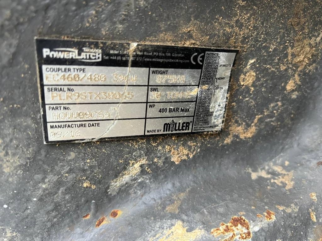 Volvo EC 480 E L coupler + bucket