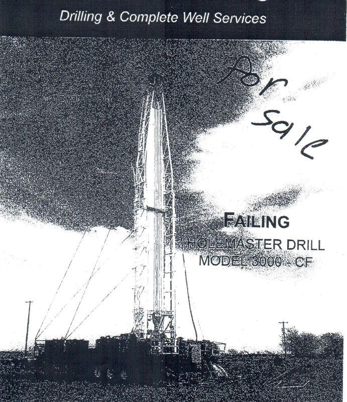 [Other] Failing 3000-CF Drill Rig
