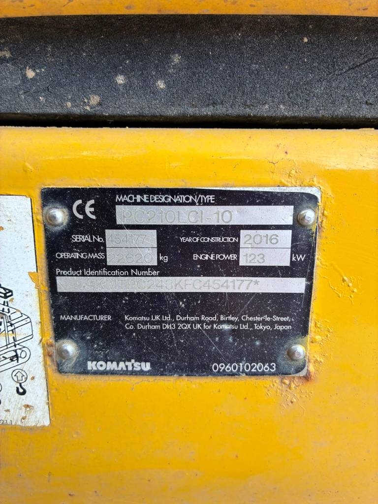 2016 Komatsu PC210LCI-10-47419211
