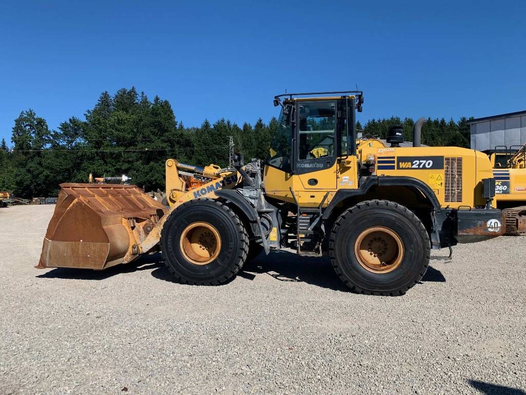 Komatsu WA270-7, Chargeuse sur pneus, Travaux Publics