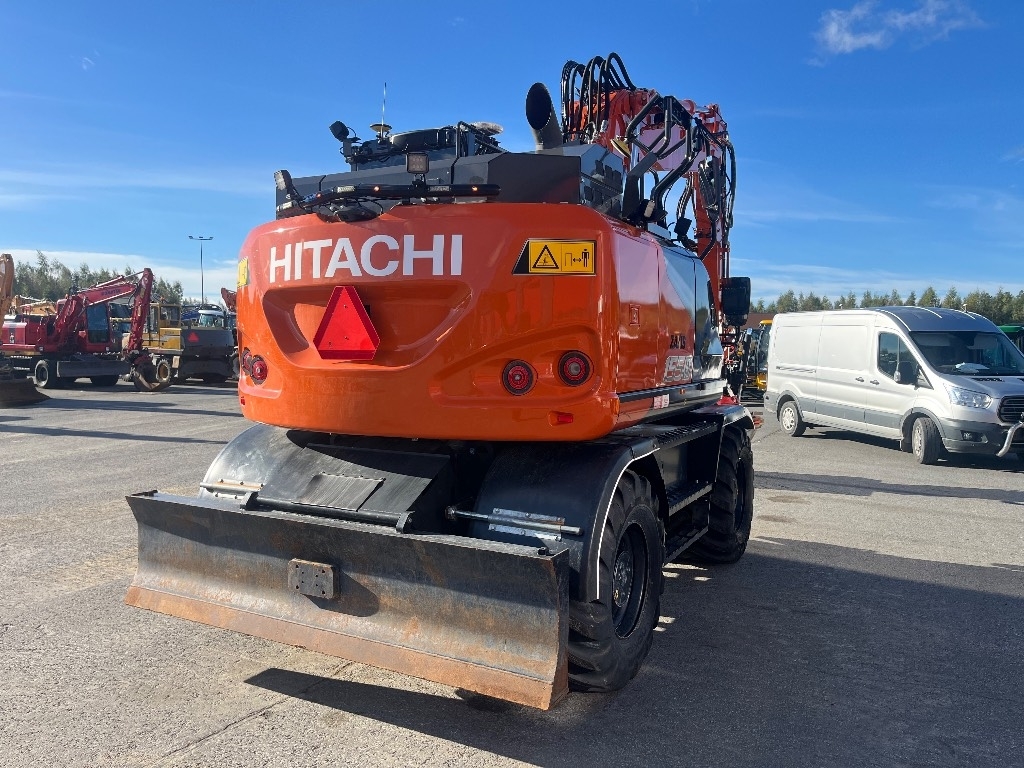 Hitachi ZX 155 W-7 / Pyörittäjä, Leica 3D, ym! - Wheeled