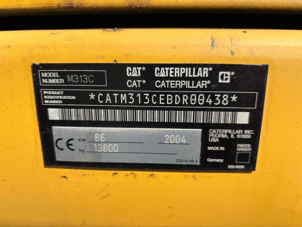 CAT M 313 C (Low verified hours)