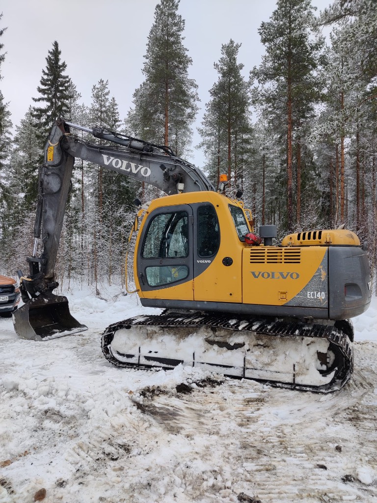Volvo EC 140 / Metsävarusteltu, Tulossa!, Telakaivukoneet, Maarakennus