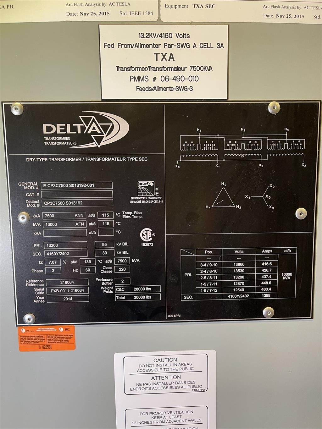 Delta E-CP3C7500 S013192-001
