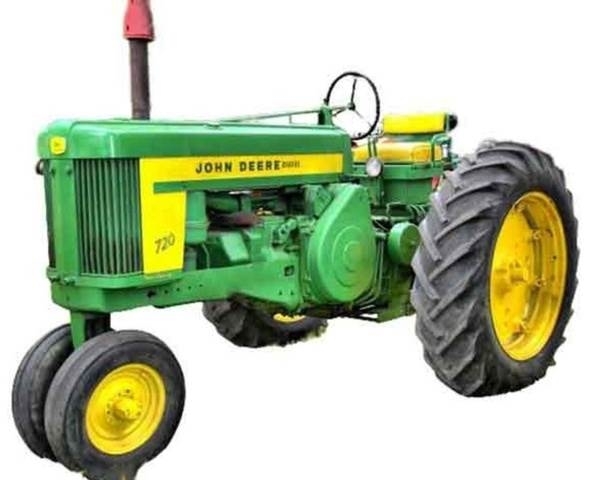 John Deere 720 Tractor, :Misc. Construction Attachment, Construction