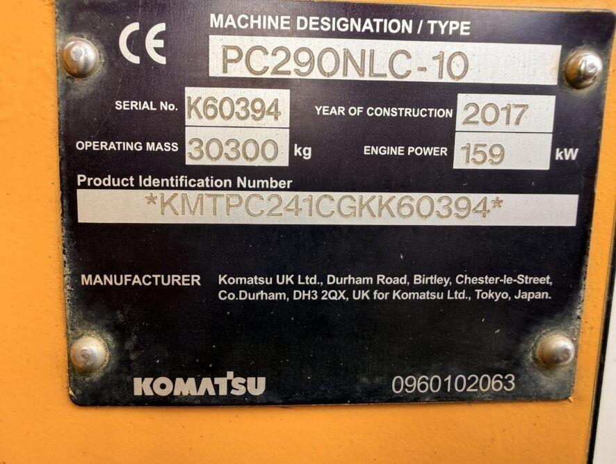 Komatsu PC290NLC-10