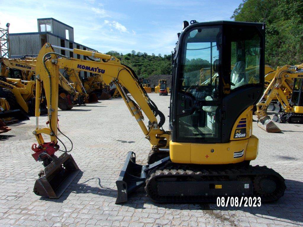 Komatsu PC26MR-5, Mini excavators, Construction Equipment