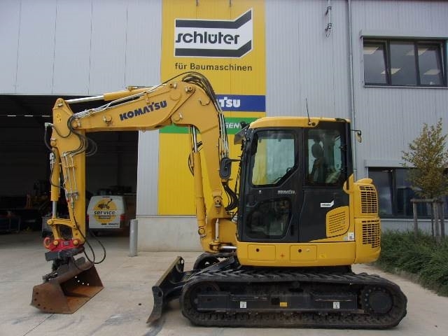 Komatsu PC88MR-10, Escavatori compatti, Costruzioni