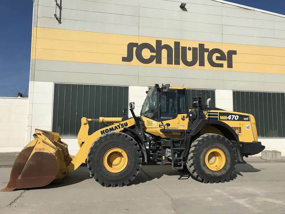 Komatsu WA470-8, Chargeuse sur pneus, Travaux Publics