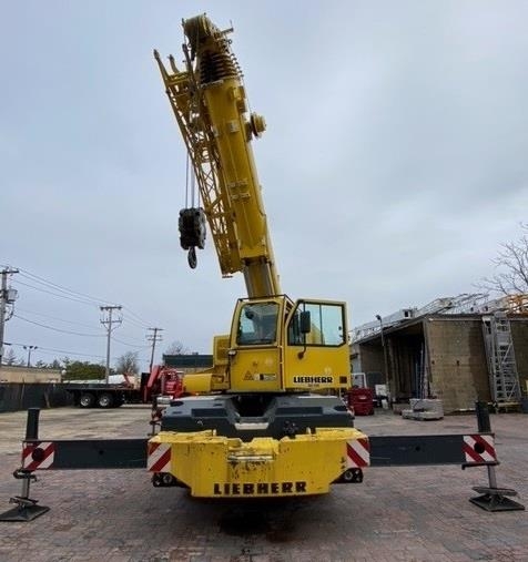 Conrad 20100 Liebherr LTC 1055-3.1 - Grue Van 1/50 Avec HKV Schmitz+Partner - MINT Boîte