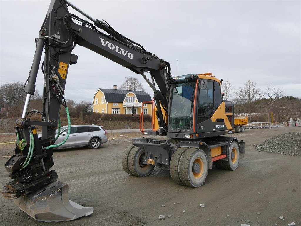 Volvo EWR150E, Wheeled Excavators, Construction Equipment