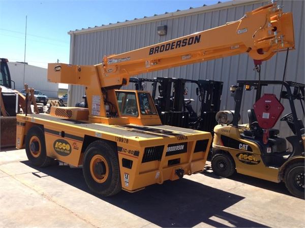 Broderson IC80-3J, Mobile and all terrain cranes, Construction Equipment