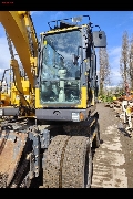 Komatsu PW 148-8, Wheeled excavators, Construction