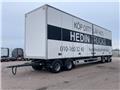 PLS Skåpsläp 38t 4-axl (Omgående leverans), 2023, Box body trailers