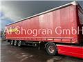Schmitz Cargobull SCS/EDSCHA/3 x Achsen/Coli, 2016, Mga curtainsider na mga semi trailer