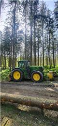 John Deere 6155 R, 2015, Tractores forestales